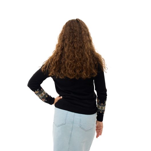 Кофта-вишиванка Мері, чорна, Колір: Чорний, Розмір: 42-48, зображення 6