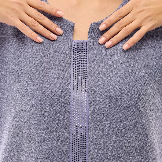 Платье Жоржина, трикотаж, сиреневое, Цвет: Сиреневый, Дизайн: Трикотаж , Размер: 56, изображение 6