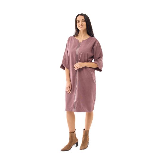 Платье Жоржина, микровелевет, мокко, Цвет: Мокко , Дизайн: Микровельвет , Размер: 60