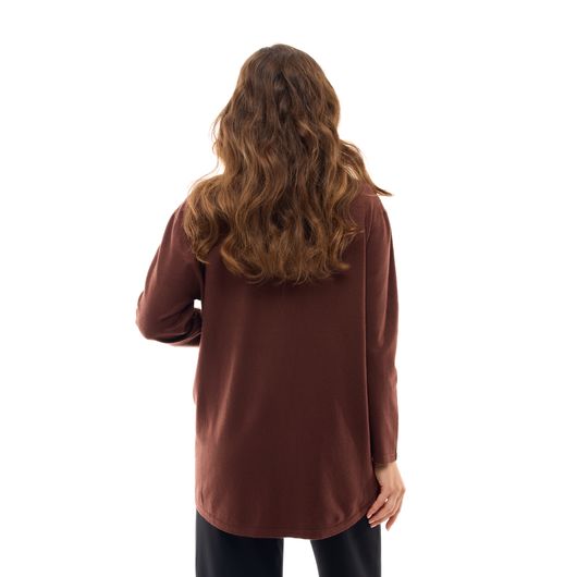 Джемпер Анджеліна, коричневий, Колір: Коричневий, Розмір: 56-58, зображення 3