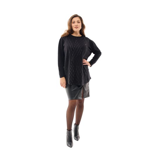 Джемпер Анджелина, черный, Цвет: Черный, Размер: 48-50, изображение 2