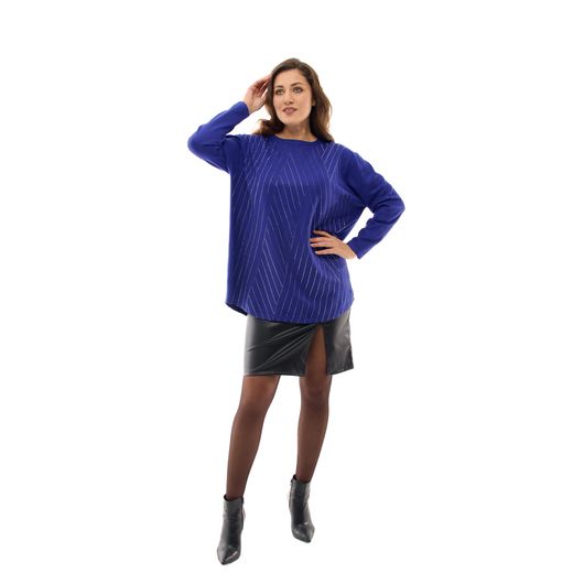 Джемпер Анджеліна, електрик, Колір: Електрик, Розмір: 56-58, зображення 3