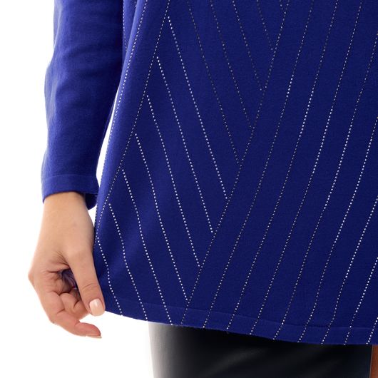 Джемпер Анджелина, электрик, Цвет: Электрик , Размер: 48-50, изображение 5