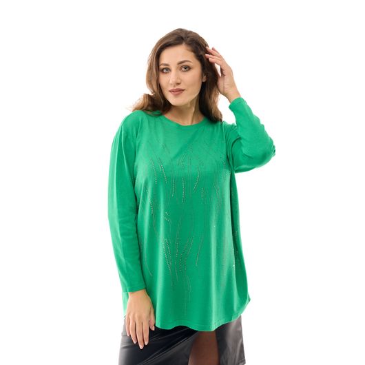 Джемпер Анджелина, зеленый, Цвет: Зеленый, Размер: 56-58