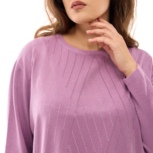 Джемпер Анджелина, сиреневый, Цвет: Сиреневый, Размер: 56-58, изображение 5