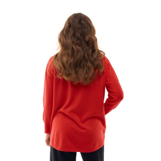 Джемпер Анджеліна, червоний, Колір: Червоний, Розмір: 56-58, зображення 6