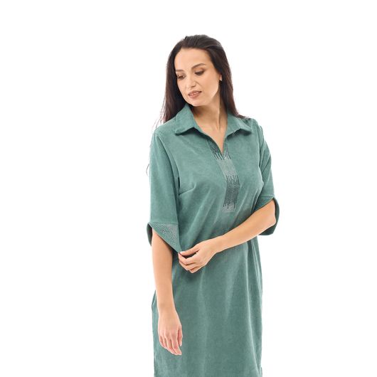 Платье Мириада, оливковое, Цвет: Оливковый , Размер: 48, изображение 3