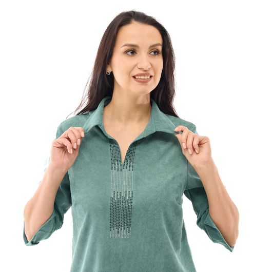 Сукня Міріада, оливкова, Колір: Оливковий , Розмір: 54, зображення 4