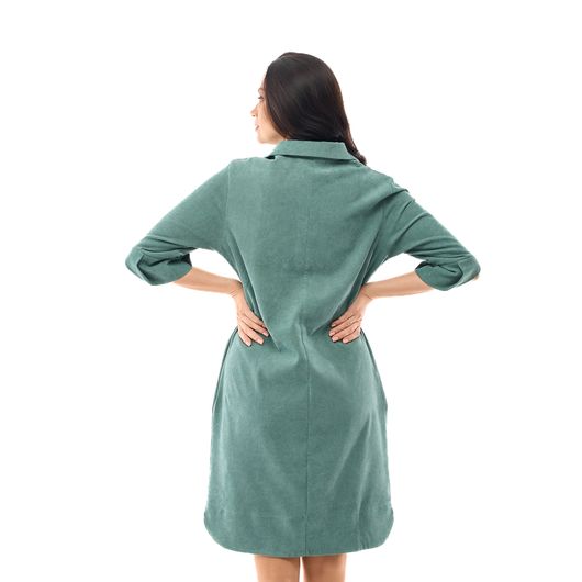 Платье Мириада, оливковое, Цвет: Оливковый , Размер: 56, изображение 6