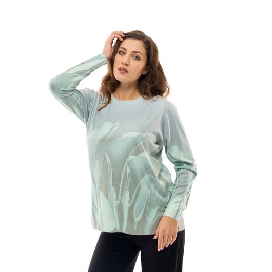 Джемпер Аліса, калли, салатовий, Колір: Салатовий, Дизайн: Калли , Розмір: 50