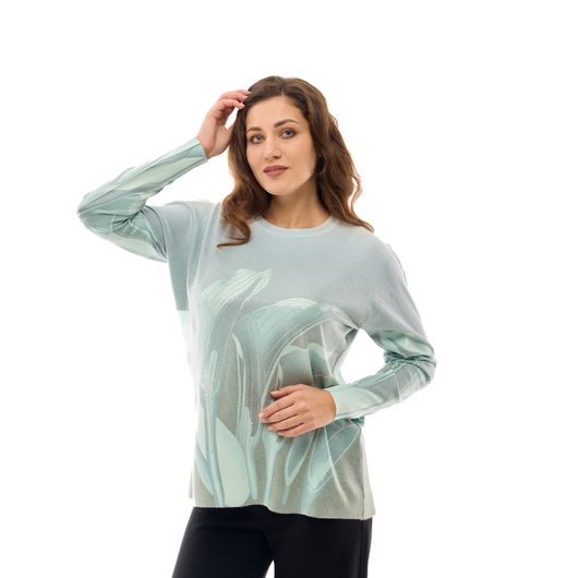 Джемпер Аліса, калли, салатовий, Колір: Салатовий, Дизайн: Калли , Розмір: 48, зображення 5