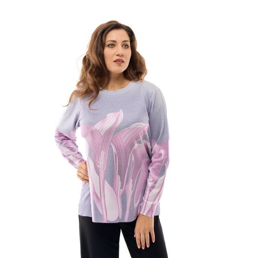 Джемпер Аліса, калли, бузковий, Колір:  Бузковий, Дизайн: Калли , Розмір: 46