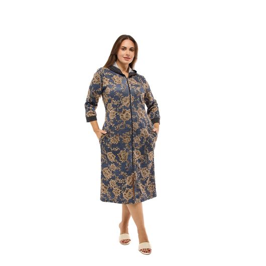 Халат Хюррем, синий, Цвет: Синий, Размер: 52-54