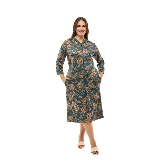 Халат Хюррем, зеленый, Цвет: Зеленый, Размер: 48-50