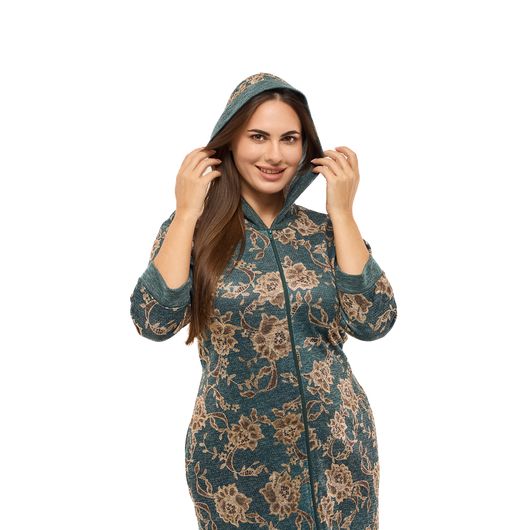 Халат Хюррем, зеленый, Цвет: Зеленый, Размер: 44-46, изображение 5