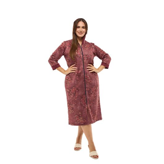 Халат Хюррем, бордовый, Цвет: Бордовый , Размер: 56-58