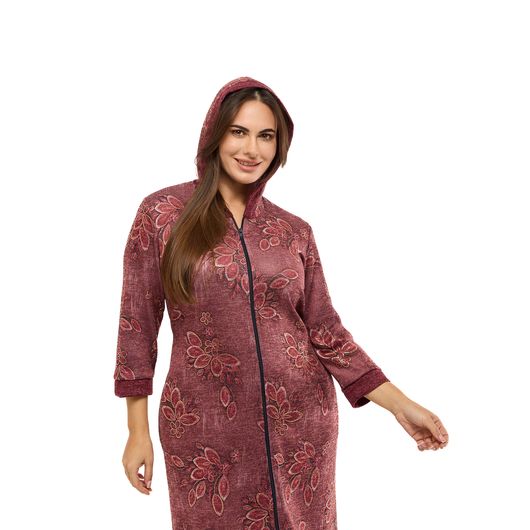 Халат Хюррем, бордовый, Цвет: Бордовый , Размер: 56-58, изображение 4