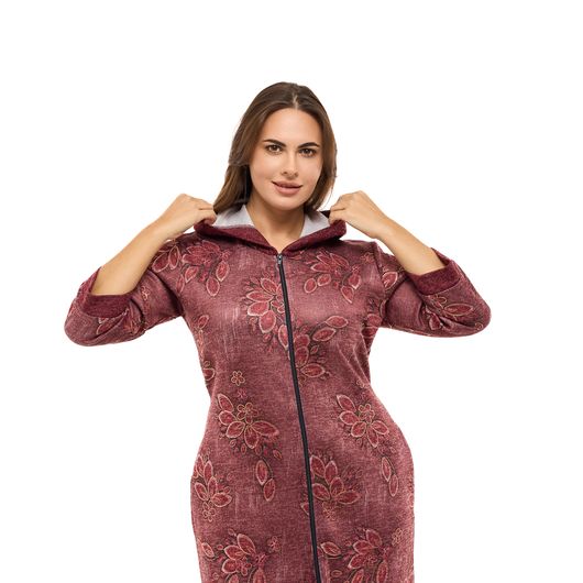 Халат Хюррем, бордовий, Колір: Бордовий, Розмір: 48-50, зображення 5