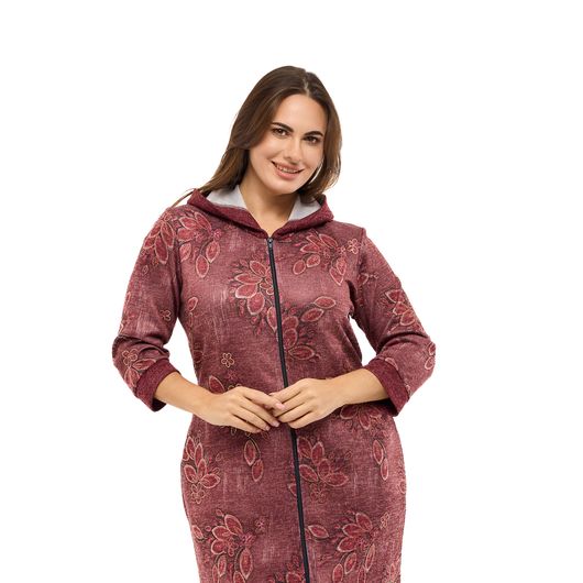 Халат Хюррем, бордовый, Цвет: Бордовый , Размер: 44-46, изображение 6