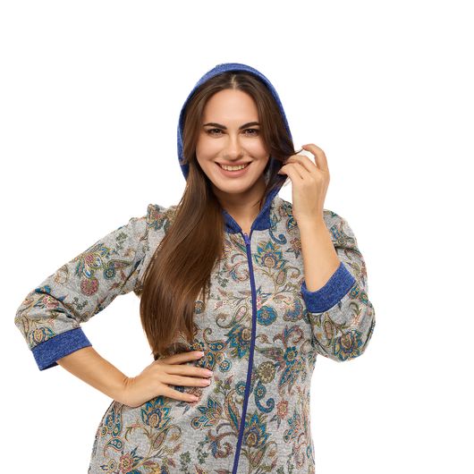 Халат Хюррем, серый, Цвет: Серый , Размер: 68-70, изображение 4