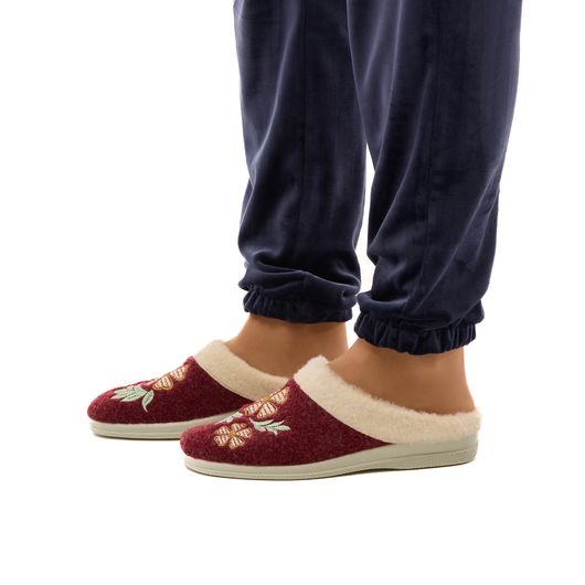 Тапочки домашние Зоряна, Цвет: Красный , Размер обуви : 37, изображение 3