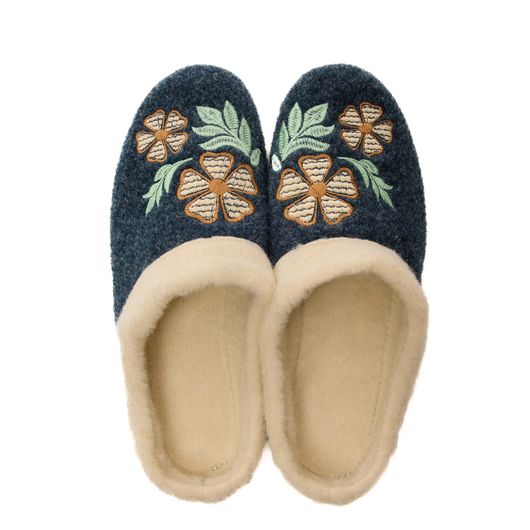 Тапочки домашние Зоряна, синие, Цвет: Синий, Размер обуви : 40, изображение 3