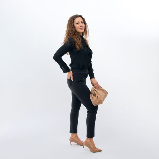 Штани Луїза Сині, Колір: Синій, Розмір: 58, зображення 4