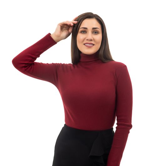 Гольф Анніка, бордовий, Колір: Бордовий, Розмір: 44-46, зображення 4