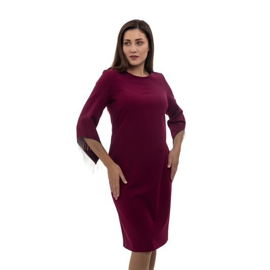 Сукня Флоренц, бордова, Колір: Бордовий, Розмір: 52, зображення 4