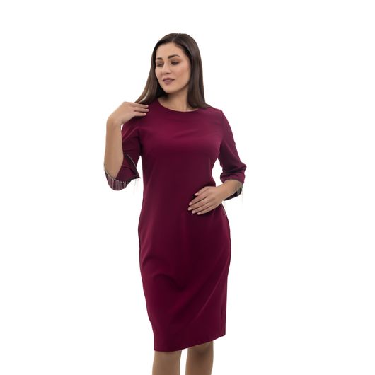 Сукня Флоренц, бордова, Колір: Бордовий, Розмір: 50, зображення 5