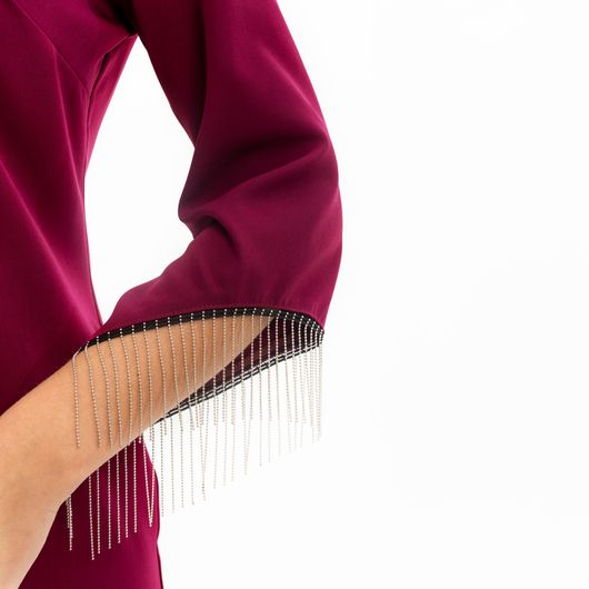 Сукня Флоренц, бордова, Колір: Бордовий, Розмір: 56, зображення 8