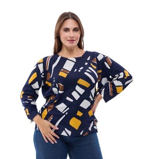 Джемпер Концепт Геометрія, жовтий, Колір: Жовтий, Розмір: 56