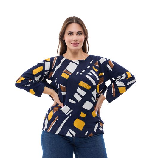 Джемпер Концепт Геометрія, жовтий, Колір: Жовтий, Розмір: 54, зображення 6