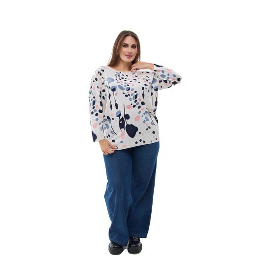 Джемпер Концепт Пелюстки, білий, Колір: Білий, Розмір: 52, зображення 7