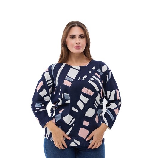 Джемпер Концепт Геометрія, рожевий, Колір: Рожевий, Розмір: 54, зображення 4