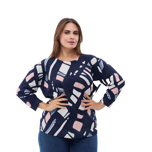 Джемпер Концепт Геометрія, рожевий, Колір: Рожевий, Розмір: 54