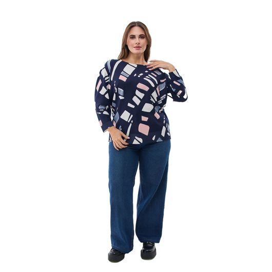 Джемпер Концепт Геометрия, розовый, Цвет: Розовый , Размер: 56, изображение 7