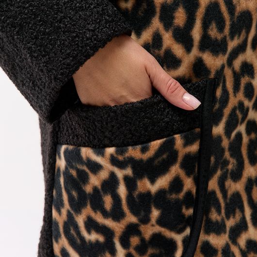 Пальто ЛеоХіт, леопард коричневий, Колір: Коричневий, Розмір: 50, зображення 6