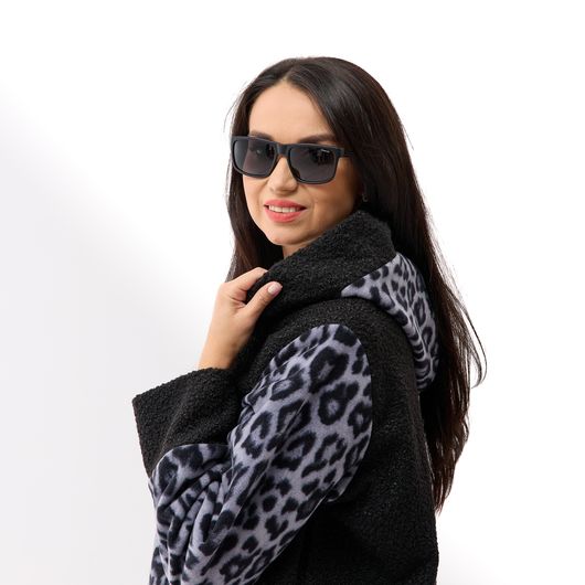 Пальто ЛеоХит, леопард серый, Цвет: Серый , Размер: 52, изображение 3