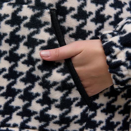 Пальто Шарман, гусяча лапка, укорочене, Колір: Гусяча лапка, Розмір: 58, зображення 2