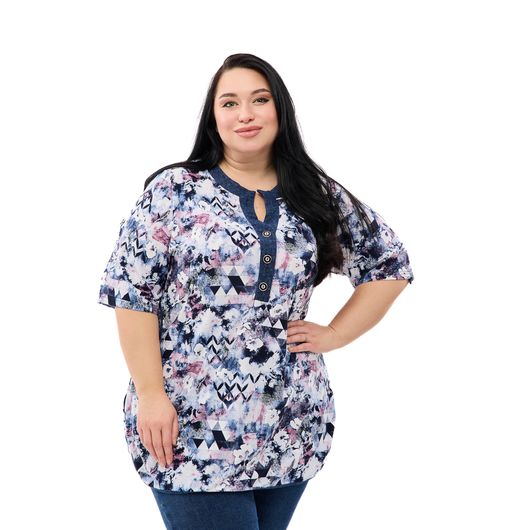 Туніка Дизайн, квіти, Колір: Квіти, Розмір: 50-52, зображення 6