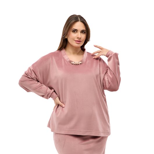 Костюм МегаШик, пудровий, Колір: Пудровий , Розмір: 44, зображення 6