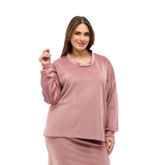 Костюм МегаШик, пудровий, Колір: Пудровий , Розмір: 46, зображення 8