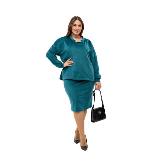 Костюм МегаШик, смарагдовий, Колір: Смарагдовий, Розмір: 50, зображення 7