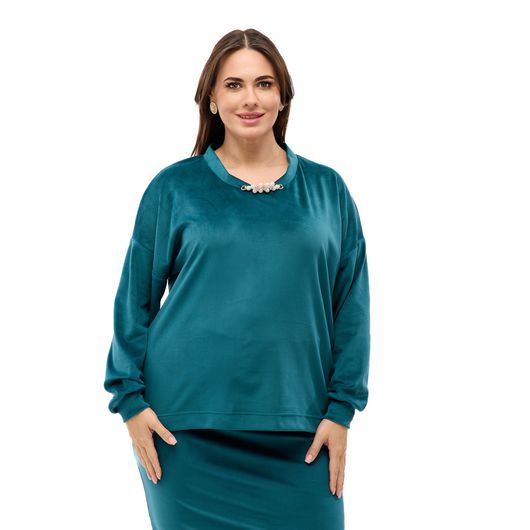 Костюм МегаШик, изумрудный, Цвет: Изумрудный , Размер: 52, изображение 8