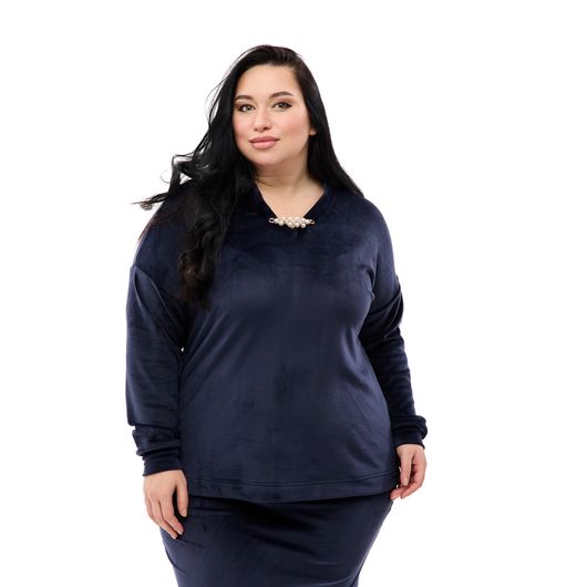 Костюм МегаШик, темно-синий, Цвет: Темно-синий , Размер: 46, изображение 5