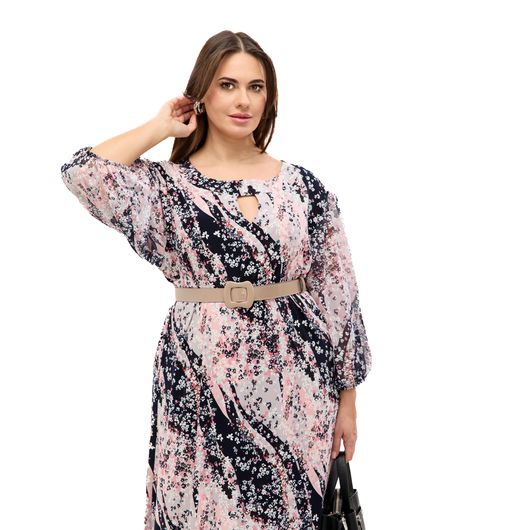 Сукня Данелія, абстракція, Колір: Абстракция , Розмір: 58, зображення 11