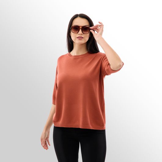 Джемпер Мелания, горчичный, Цвет: Горчичный , Размер: 46, изображение 6