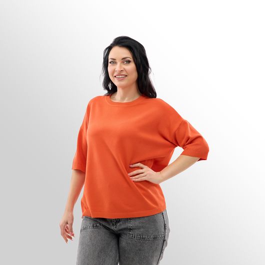 Джемпер Меланія, помаранчевий, Колір: Помаранчевий, Розмір: 50, зображення 4