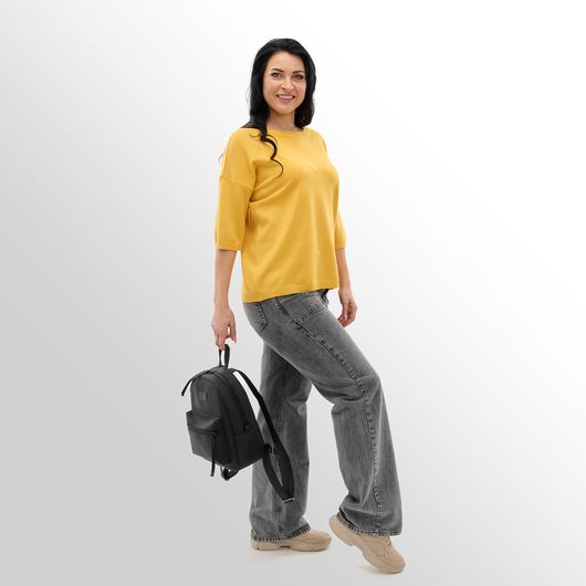 Джемпер Меланія, жовтий, Колір: Жовтий, Розмір: 52, зображення 3